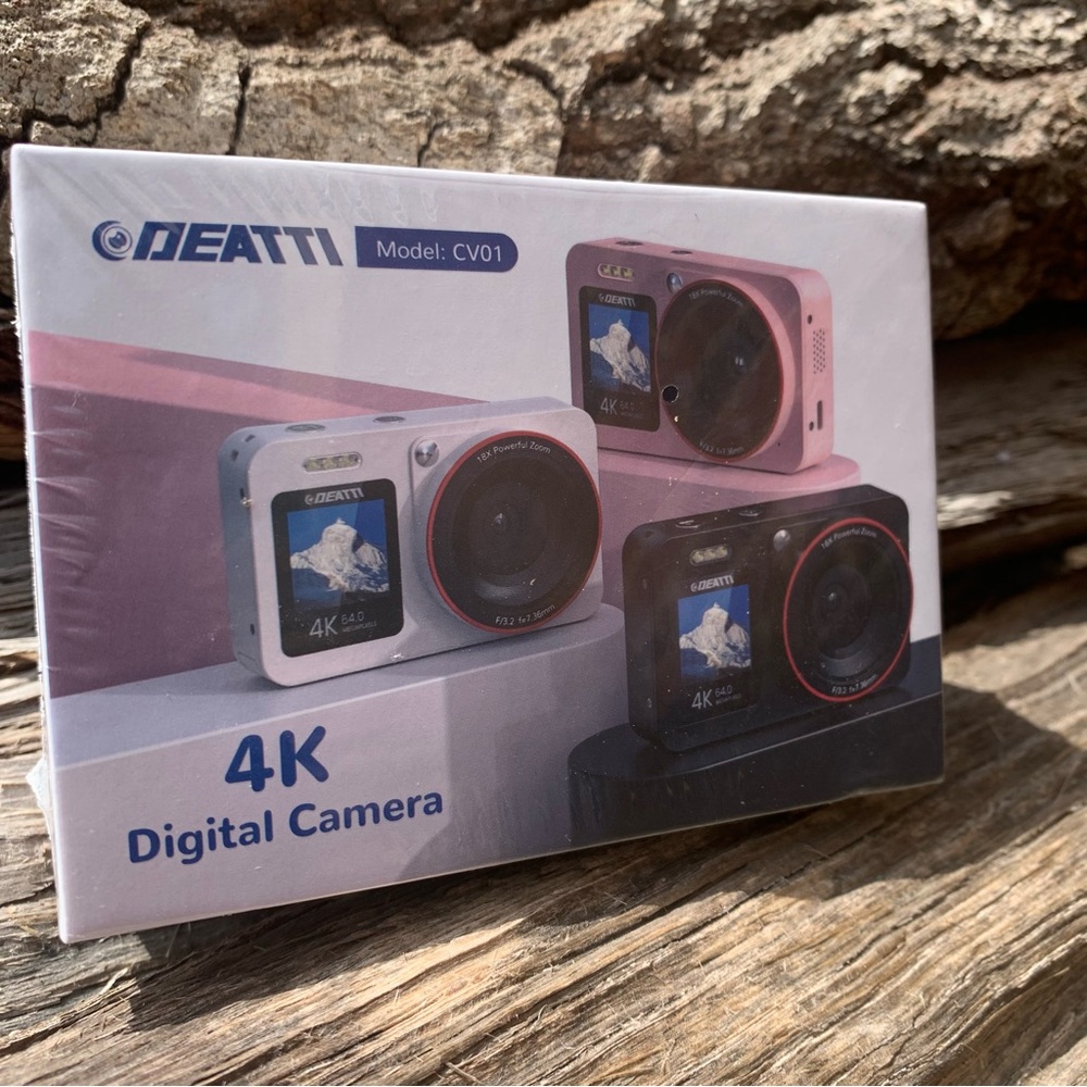 Deatti 4k Digital Camera | Duel Screens | Selfie Camera for Kids